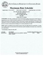 Max Rate Schedule